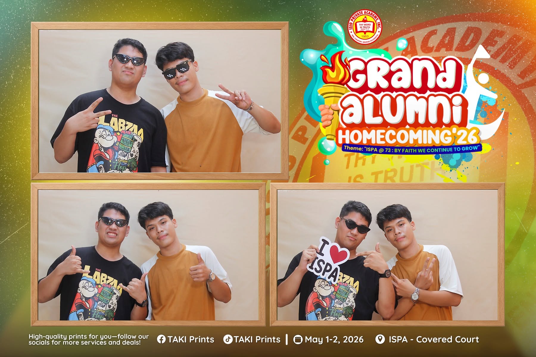Photobooth Layout design