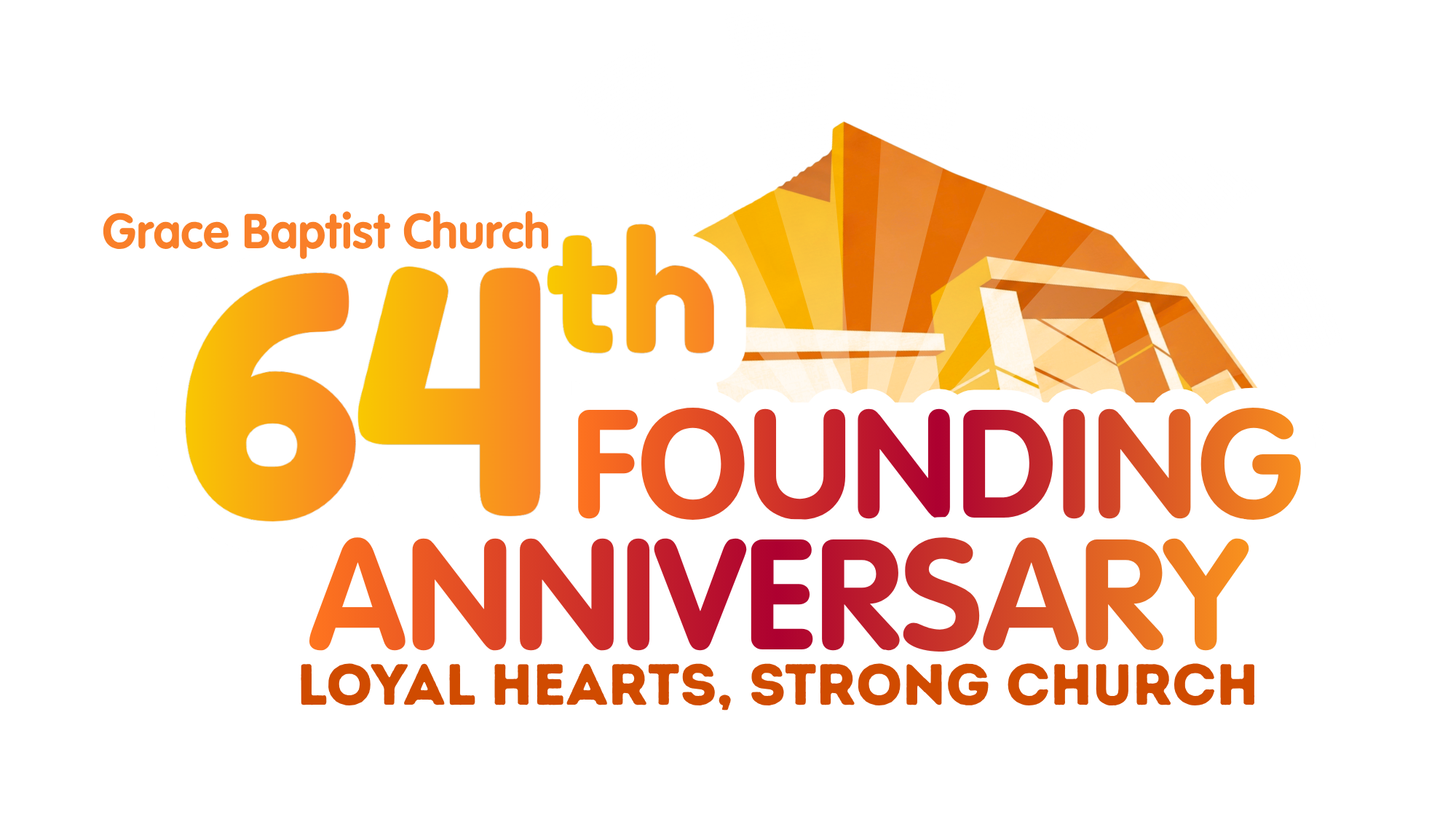 GBC 64th Anniversary logo design