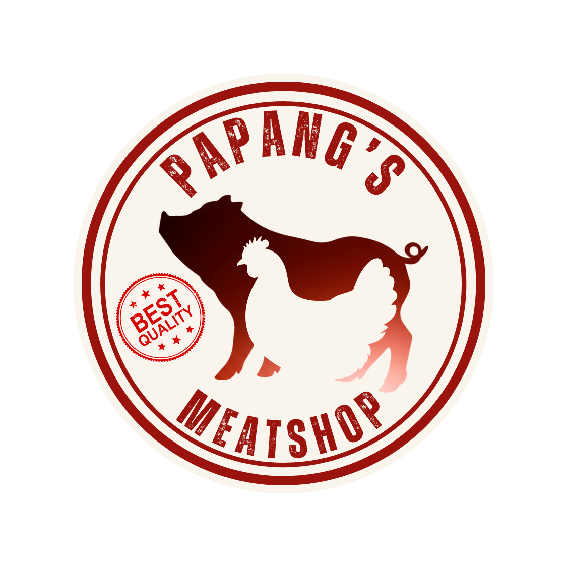 Papang's Meatshop logo design